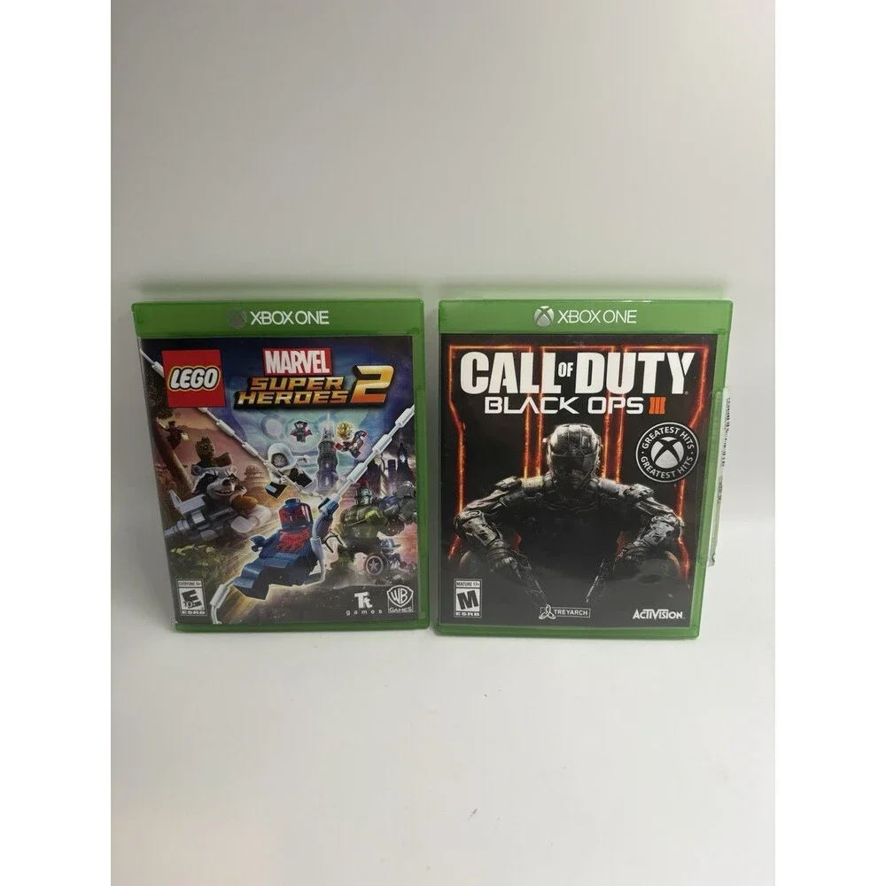 XBOX ONE GAME LOT LEGO MARVEL 2 CALL OF DUTY BLACK OPS III